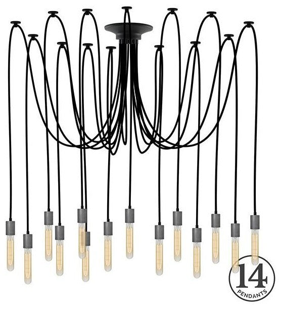 Industrial Swag Light Fixture