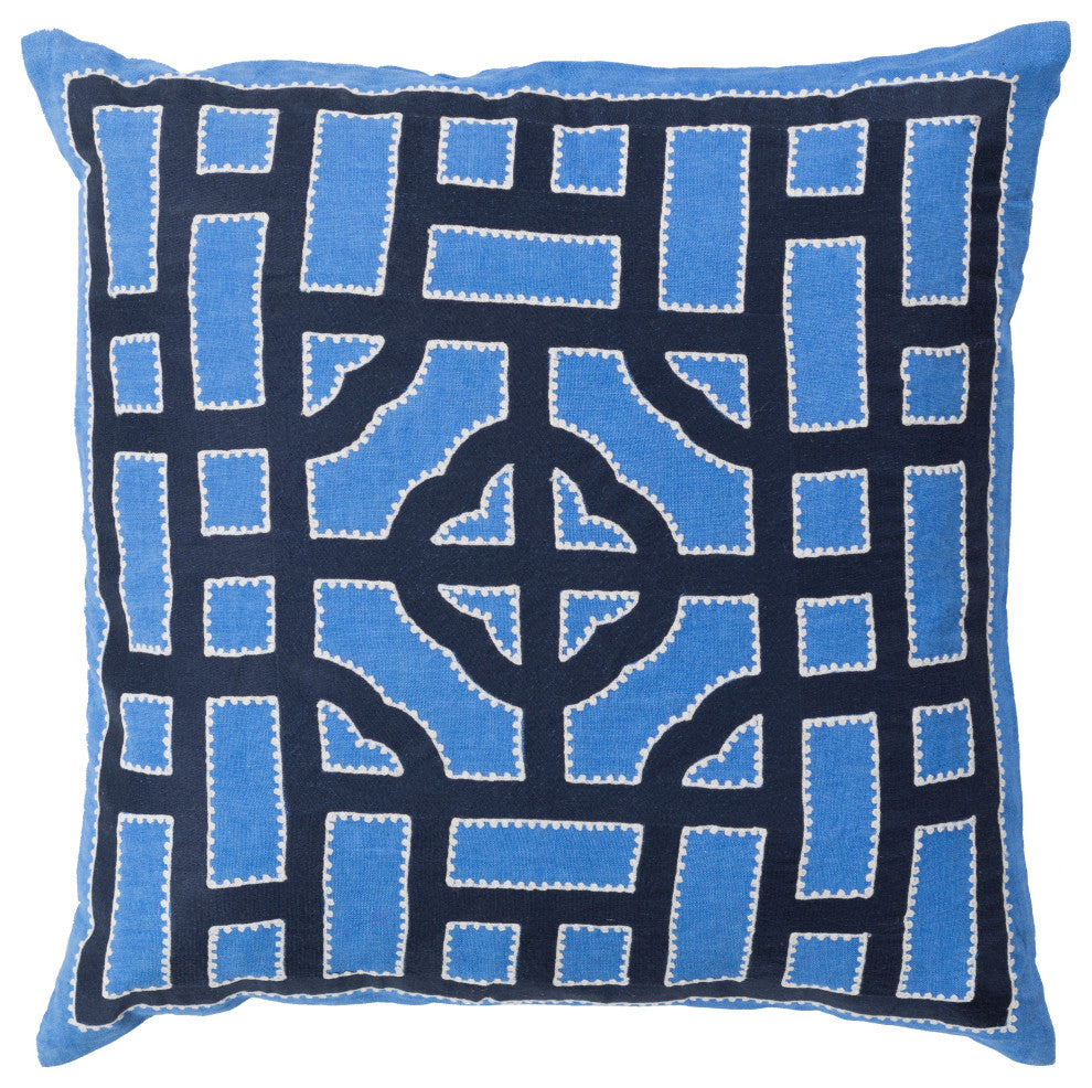Surya Chinese Gate LD-044 18" x 18" Pillow Cover