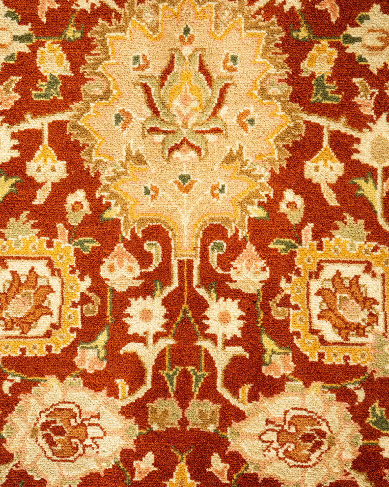 Mogul, One-of-a-Kind Hand-Knotted Area Rug Orange, 8' 1 x 10' 5