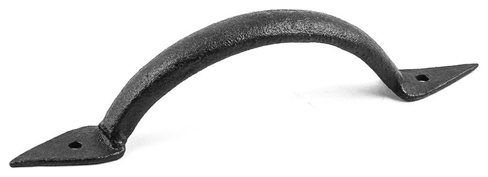 4 Door Pull Spike Black Wrought Iron 6 3/8" H X 1 1/4" W |