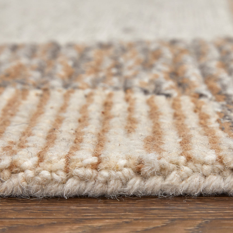 Middleton Modern Abstract, Brown/Tan/Ivory, 2'x3' Accent Rug