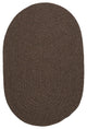 Colonial Mills Bristol WL35 Bark Traditional Area Rug, Oval 5'x8'