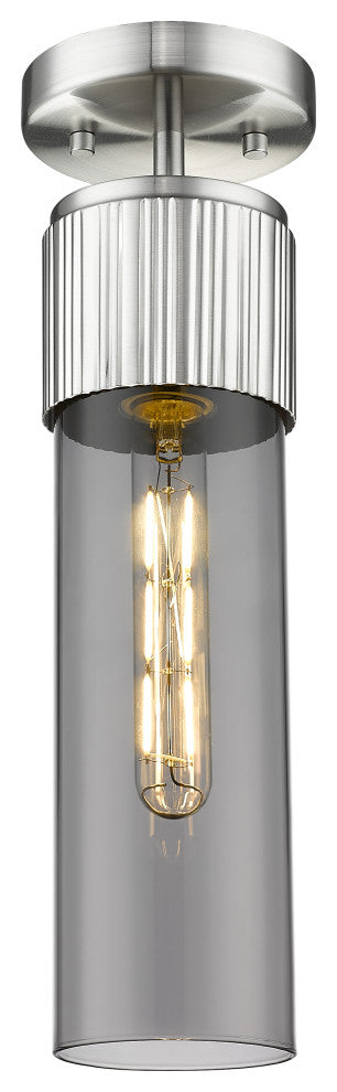 Innovations Bolivar 1 5" Flush Mount Satin Nickel