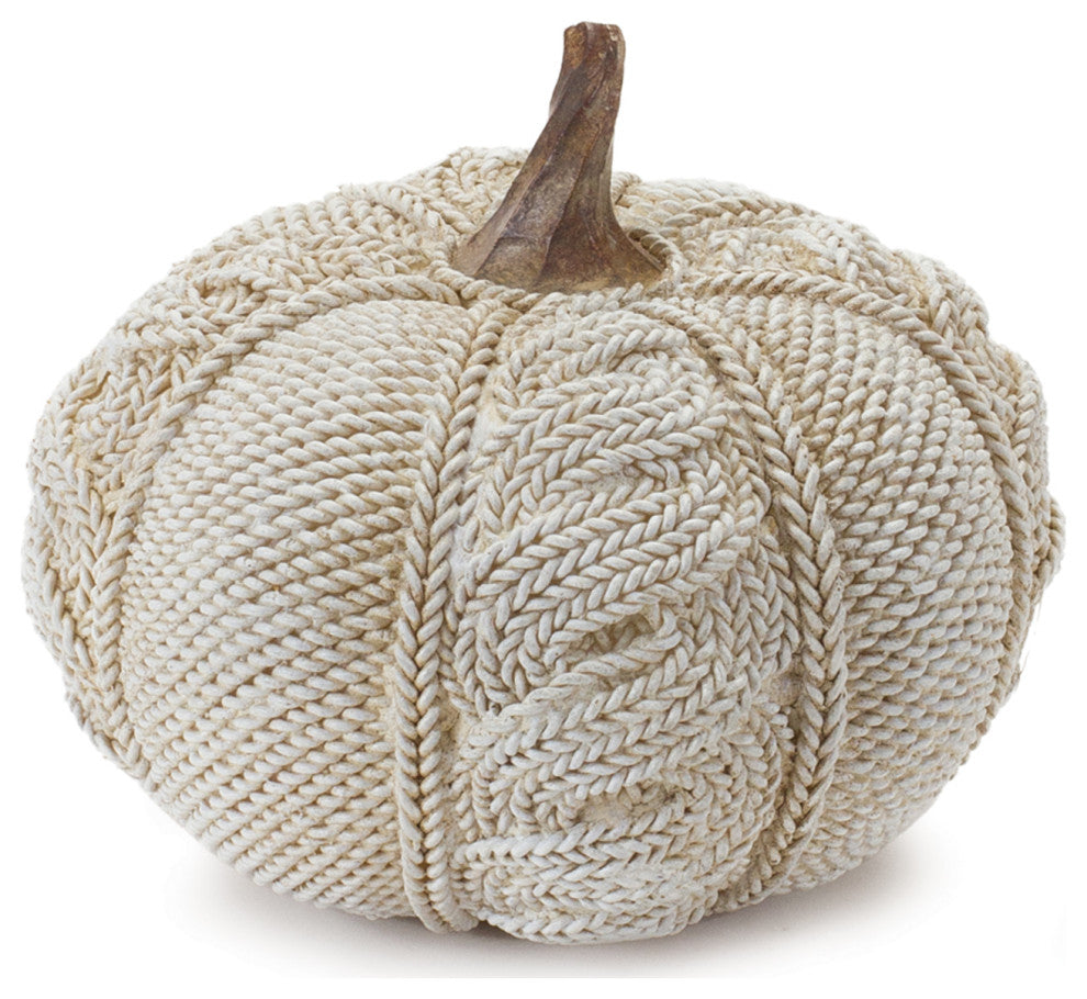 Woven Sweater Design Pumpkin, Set of 2