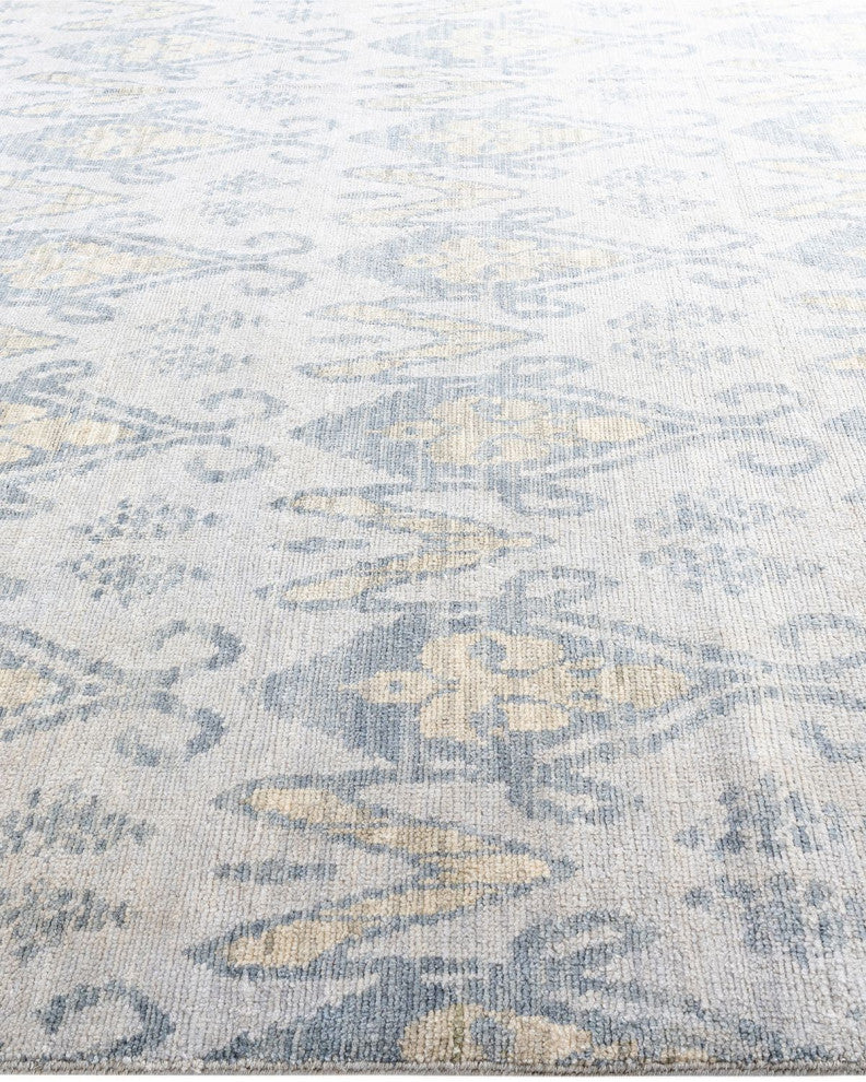 Modern One-of-a-Kind Handmade Area Rug Beige, 8' 1" x 10' 3"