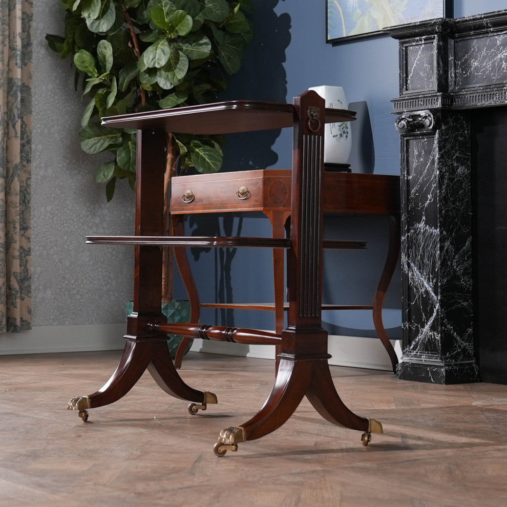 Two Tier Trolley, Mahogany Trolley