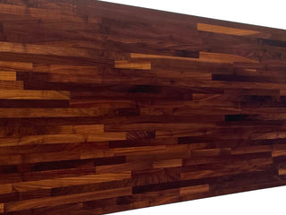 Sturdy 18" Deep Butcher Block Countertop, Walnut, 18" X 72"