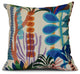 20x20", Tropical Jungle, Floral Print Pillow, Gold