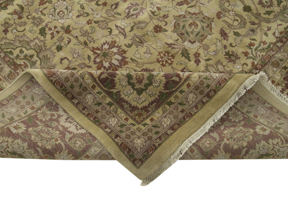 Rug N Carpet - Handwoven Oriental 11' 2" x 17' 11" Large Oushak Area Rug