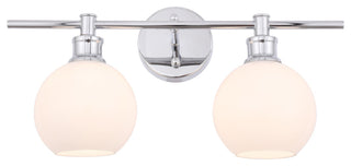 Elegant Lighting LD2315 Collier 2 Light 19"W Vanity Light - Black