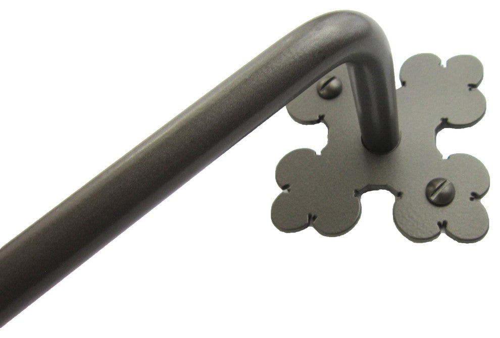Classic Spanish Club Iron Towel Bar SBHTB2, Black, 12"