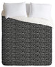Little Arrow Design Co Dotty Stripes Neutral Duvet Cover Set, Twin XL