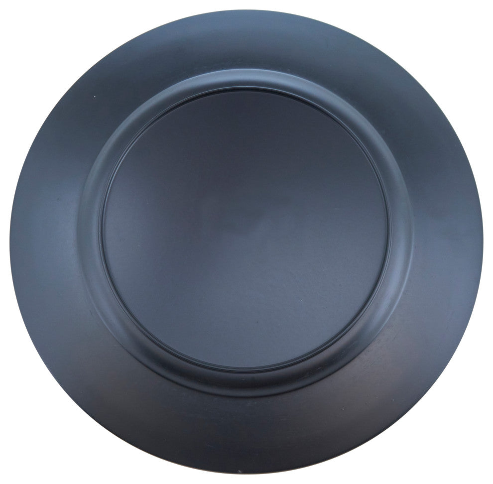 Classic Design Charger Plate, Set of 4, Platinum