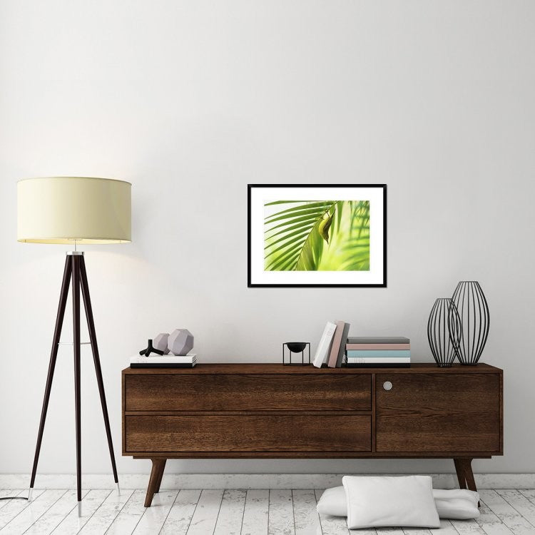"50 Shades Of Green" Framed Digital Print by Daniele Bariviera, 32x24"