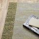 Sadie Geometric Power-Loomed Area Rug, Gold/Green, 8'6"x11'7"
