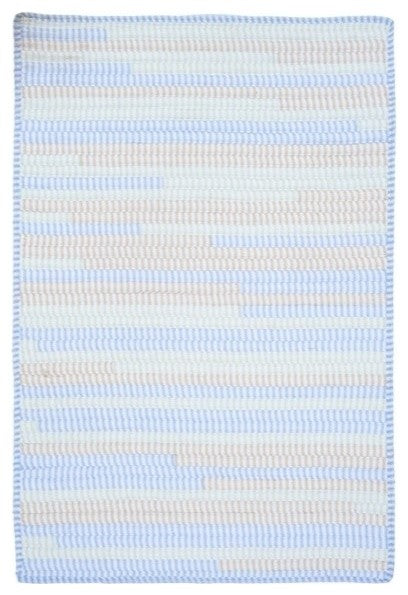 Ticking Stripe TK58 Starlight Teen/Kids Area Rug, Rectangular 8'x11'