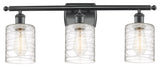 Innovations 516-3W-BK-G1113-LED 3-Light Bath Vanity Light, Matte Black
