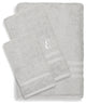 Denzi 3-Piece Towel Set Monogrammed Letter, S