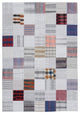 Rug N Carpet - Handmade Anatolian 6' 7'' x 9' 10'' Unique Patchwork Kilim Rug