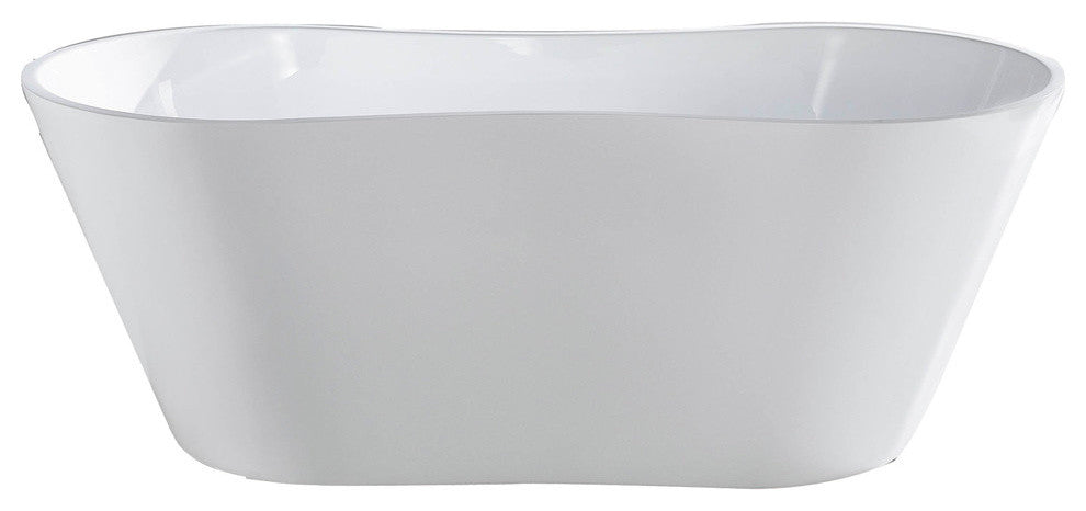 Eviva Smile Free Standing 67" Acrylic Bathtub