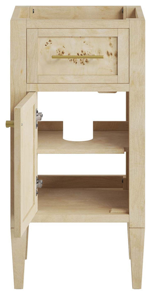 Elysian 18" Wood Bathroom Vanity Cabinet (Sink Basin Not Included) - Burgundy