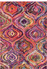 Unique Loom Multicolored Estrella Magnolia 9'x12' Area Rug, Multi, 6' 7 X