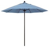 9' Venture Series Patio Umbrella With Sunbrella 1A Air Blue Fabric