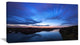"Blue Night Sky With River" Canvas Print, 32"x16"