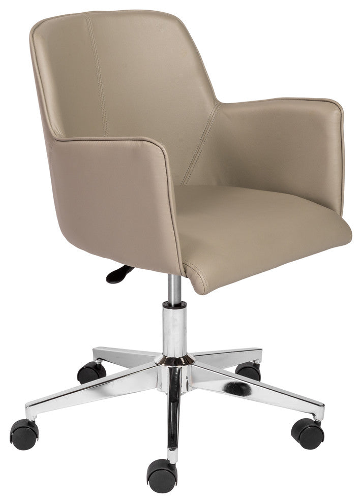 Sunny Pro Office Chair, Gray With Chrome Base, Taupe