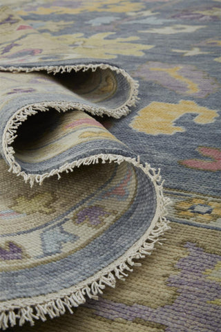 Weave & Wander Larson Traditional Persian, Gold/Blue/Purple, 2'x3'