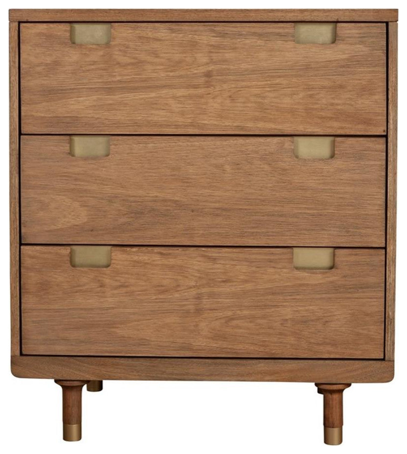 Easton Three Drawer Small Chest, Sand