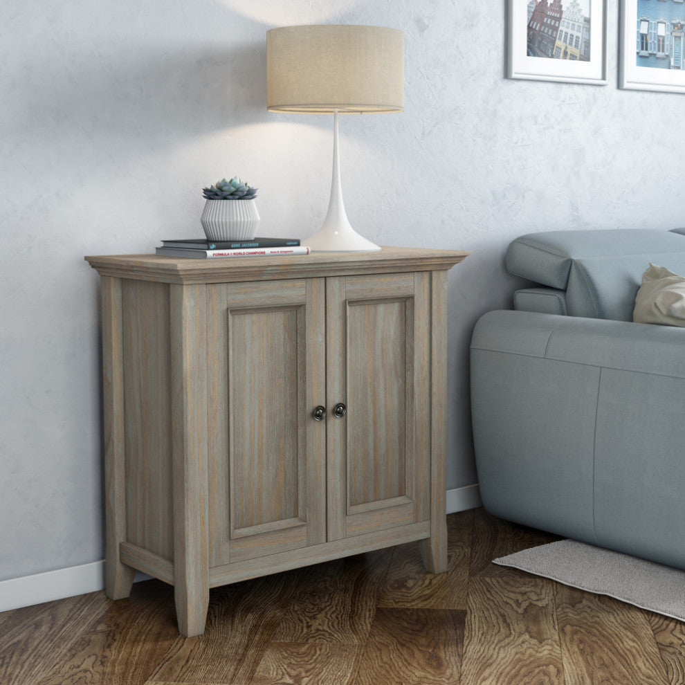 Lifestyle environment: cabinet placed in a living room setting.