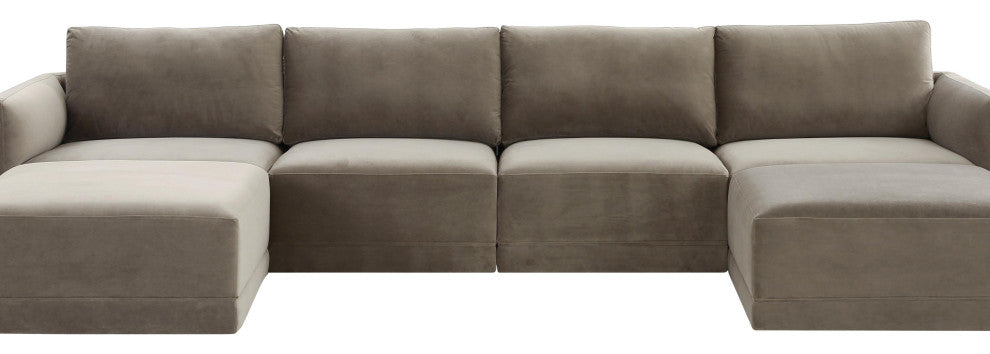Willow Taupe Modular U Sectional