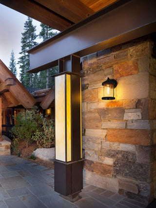 Home Living 6" Outdoor Wall Sconce, Black