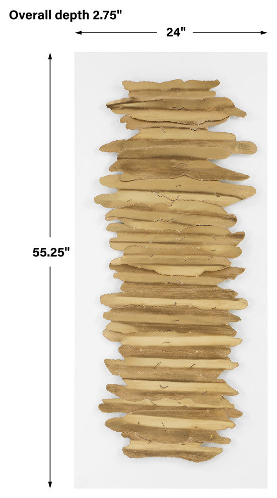 Uttermost Lev White Metal Wall Decor