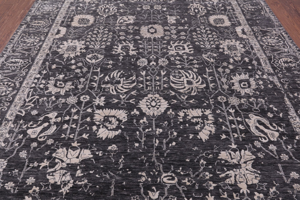 Wool and Silk Persian Handmade Rug 8' 1" X 10' 3" Q9116