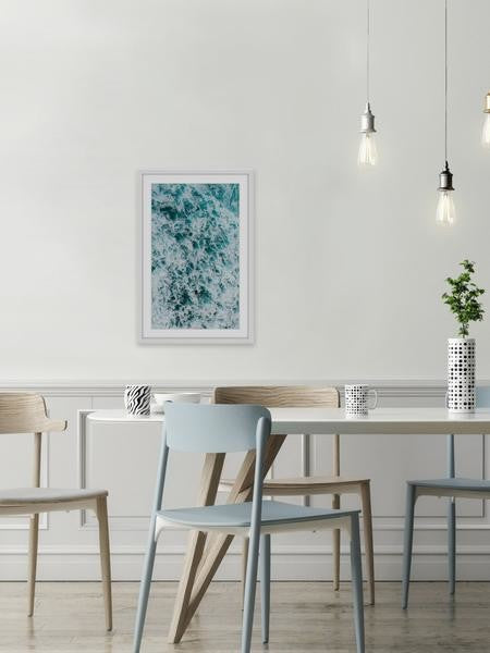 "Foam II" Framed Painting Print, 24"x36"