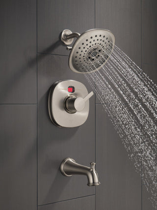 Delta H2Okinetic 3-Setting Raincan Shower Head, Stainless, 52686-SS