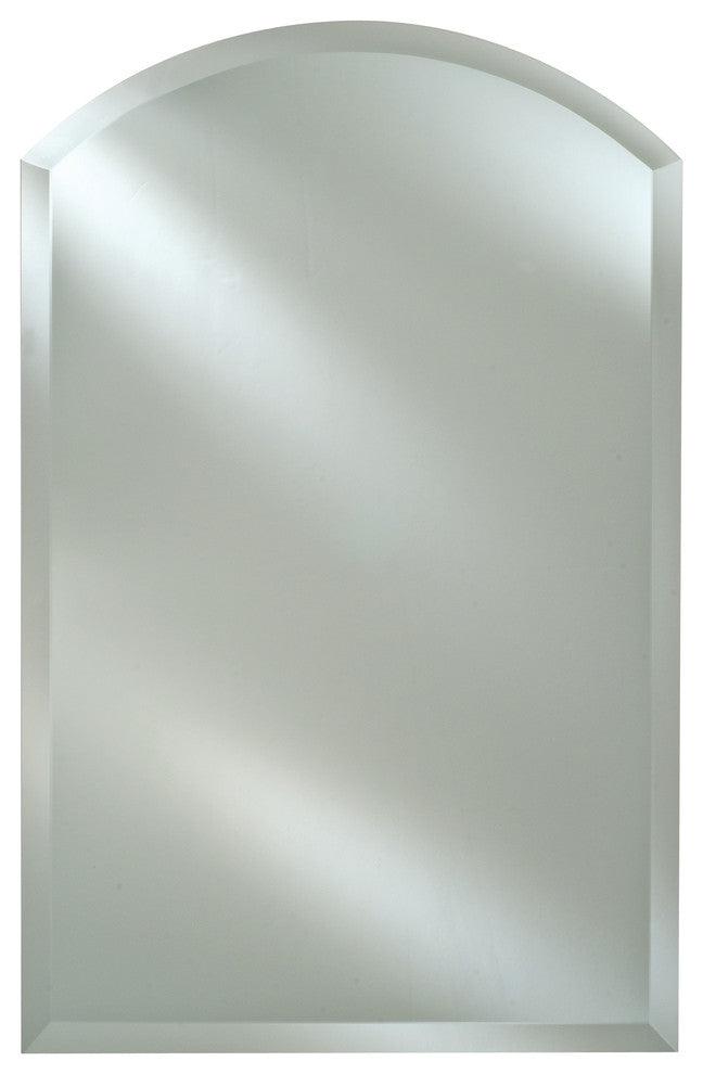 Afina Radiance Frameless Bevel Arch Top Mirrors, 24x35