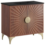 Daylight 36" Bathroom Vanity, Black Walnut