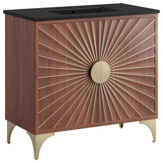 Daylight 36" Bathroom Vanity, Black Walnut
