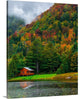 "Cabin on the Lake" Wrapped Canvas Art Print, 24"x30"x1.5"