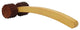 Acupressure Wooden Massager With Two Wheels, Brown