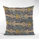 Plutus Blue Arrows Stripe Luxury Throw Pillow, 18"x18"