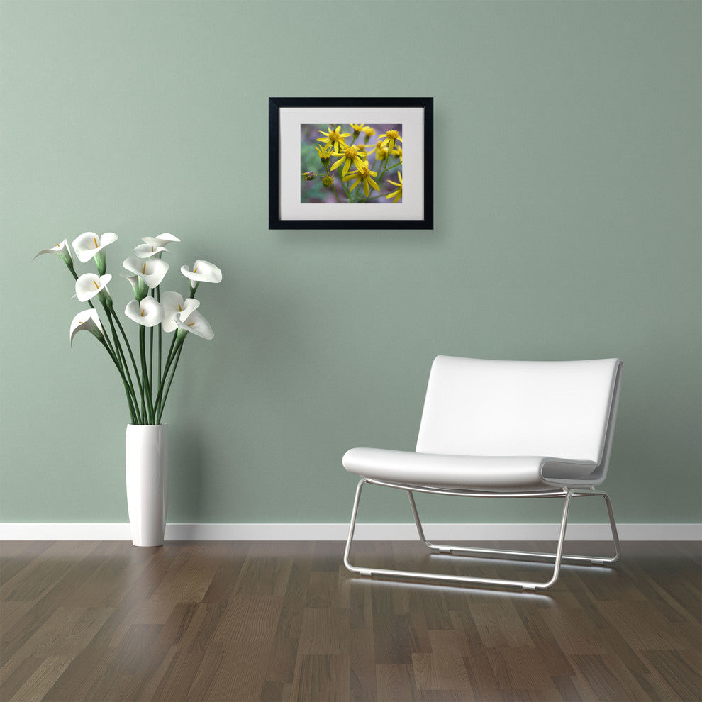 'Intriguing Dynasty' Matted Framed Canvas Art by Monica Fleet