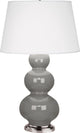 Robert Abbey RA-359X 1-Light Table Lamp, Triple Gourd