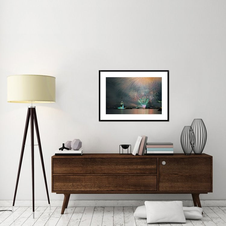 "Celebration" Framed Digital Print by Ibrahim Canakci, 38"x28"