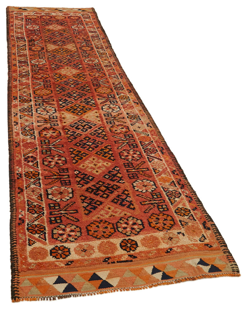 Rug N Carpet - Handmade Turkish 2' 11" x 11' 11" Unique Runner Rug