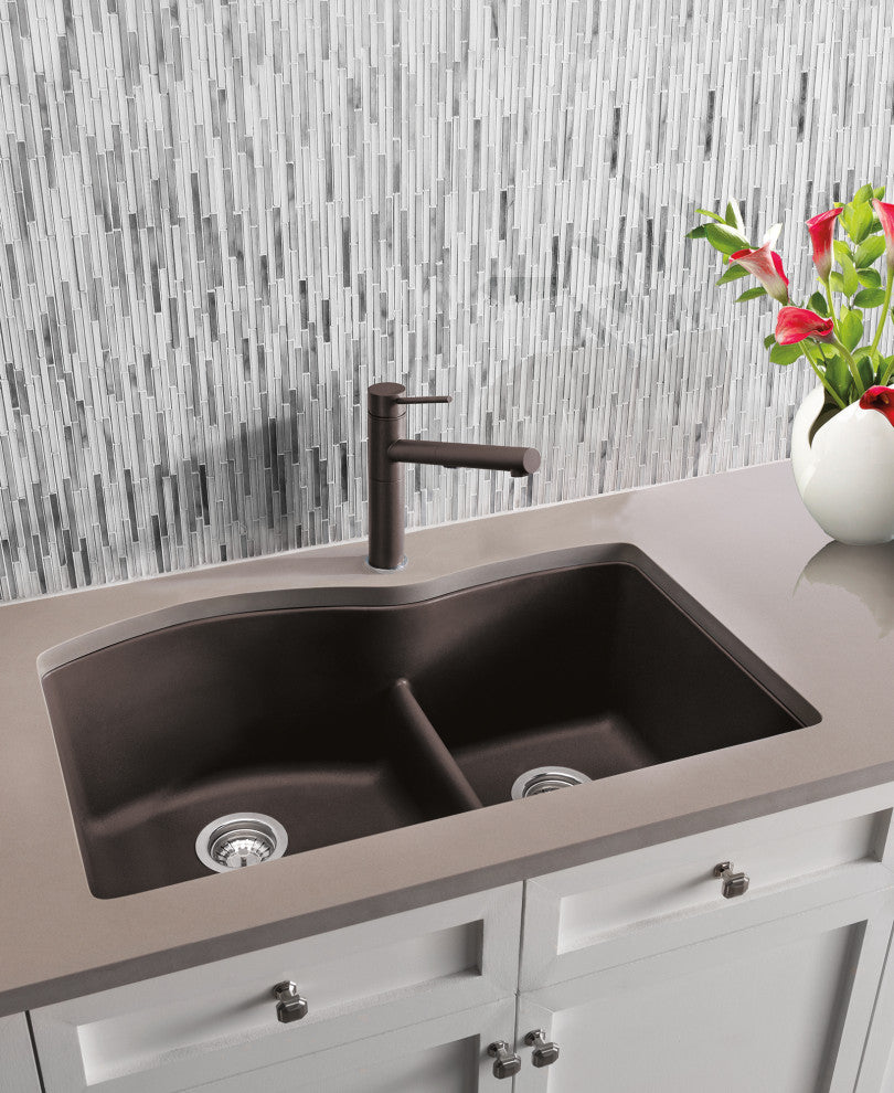 Blanco 441597 Silgranit II Undermount double-bowl sink Kitchen Sink