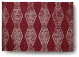 Pyramid Stripe Chenille Rug, Dark Red, 5'x7'